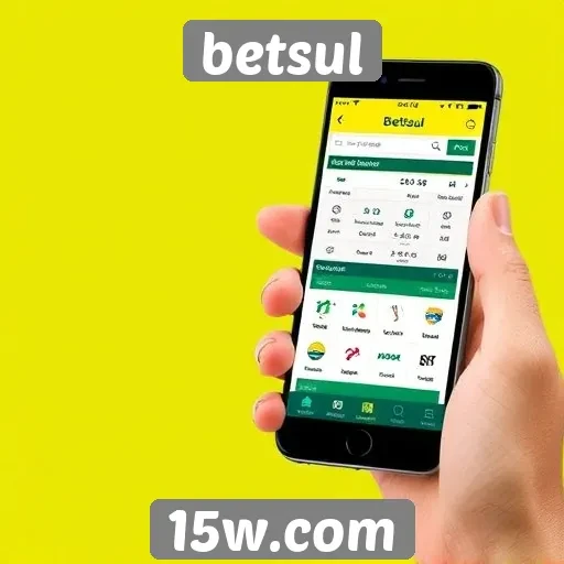 Funcionalidade do aplicativo mobile do betsul